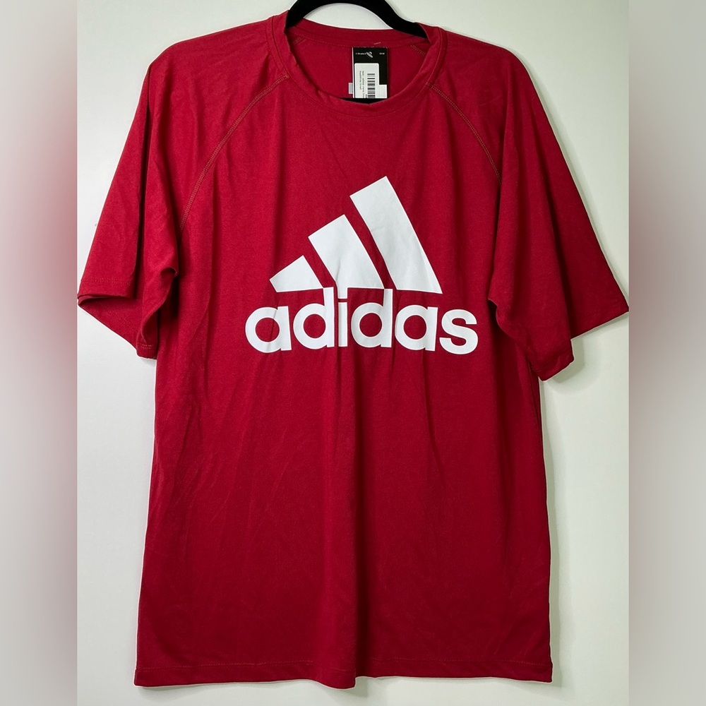 Adidas Men's T-Shirt Trefoil Logo Graphic Athletic Short Sleeve Shirt Sz S New